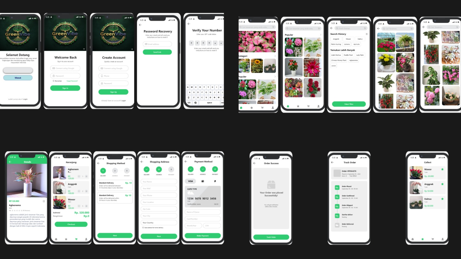 UI/UX GreenVibe